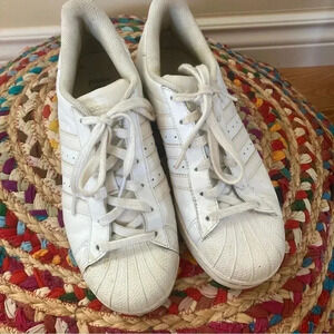 Adidas  white superstar sneakers